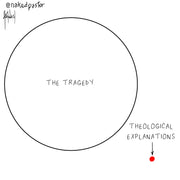 Tragedy and Theology Digital Cartoon - by nakedpastor