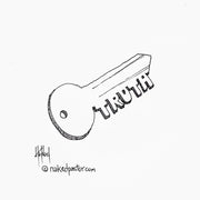 Truth is Key Digital Cartoon - by nakedpastor
