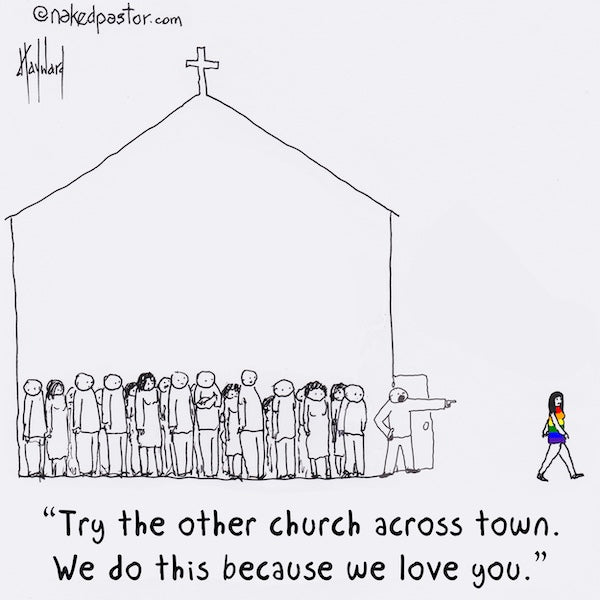 Try the Other Church Digital Cartoon