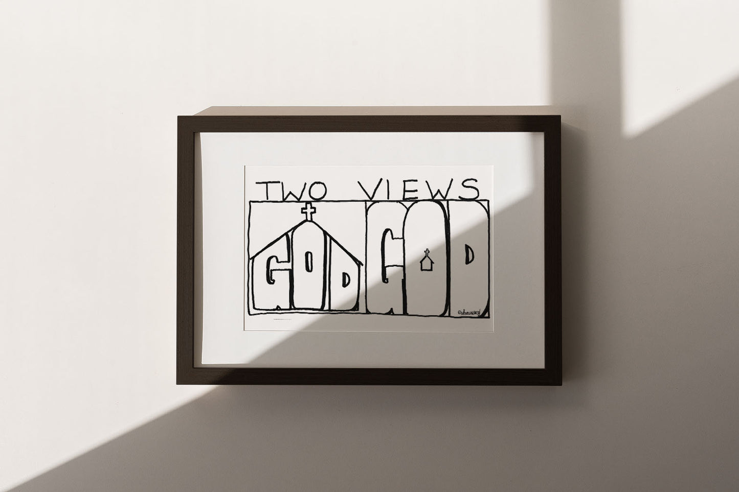 Two Views Print