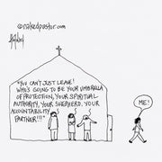The Umbrella of Protection Digital Cartoon - by nakedpastor