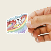 Wave of Gay Theology Stickers - by nakedpastor