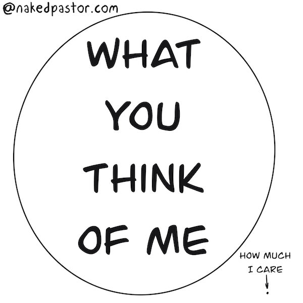 What You Think of Me Digital Cartoon - by nakedpastor