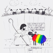 When Youre Not Fully Welcomed Digital Cartoon - by nakedpastor