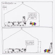 Where'd Jesus Go? Digital Cartoon - by nakedpastor