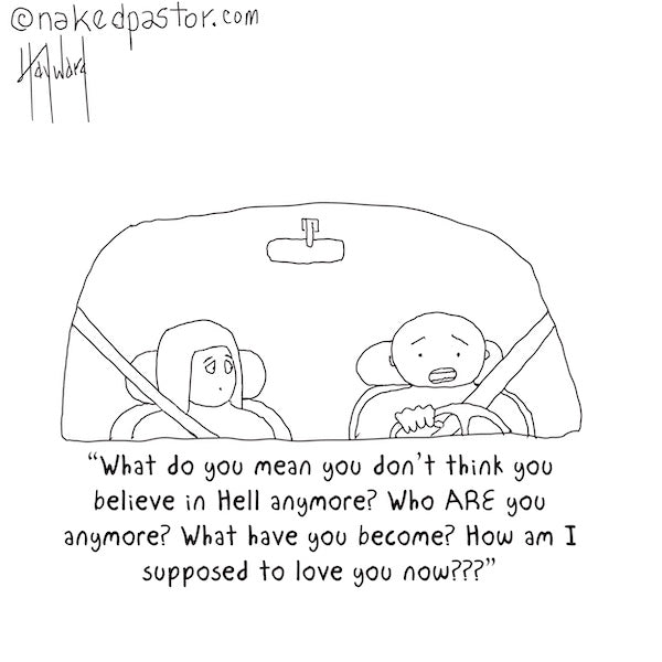 Who Are You Anymore? Digital Cartoon - by nakedpastor