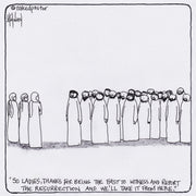 Women and the Resurrection Digital Cartoon - by nakedpastor