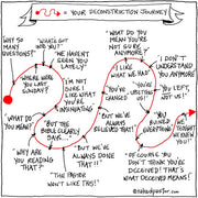 Your Deconstruction Journey Digital Cartoon - by nakedpastor