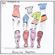 Reverse Rapture Digital Cartoon - by nakedpastor