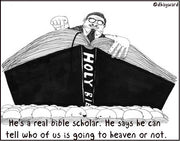 Biblical scholar Digital Cartoon - by nakedpastor