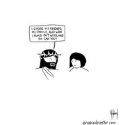 Choose Your Friends Digital Cartoon - by nakedpastor