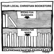 Christian Bookstore Digital Cartoon - by nakedpastor