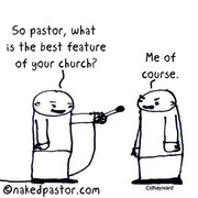The Church's Best Feature Digital Cartoon - by nakedpastor