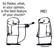 Church's Best Feature Digital Cartoon - by nakedpastor