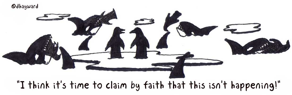 Claim by Faith Digital Cartoon