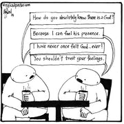 Don't Trust Your Feelings Digital Cartoon - by nakedpastor