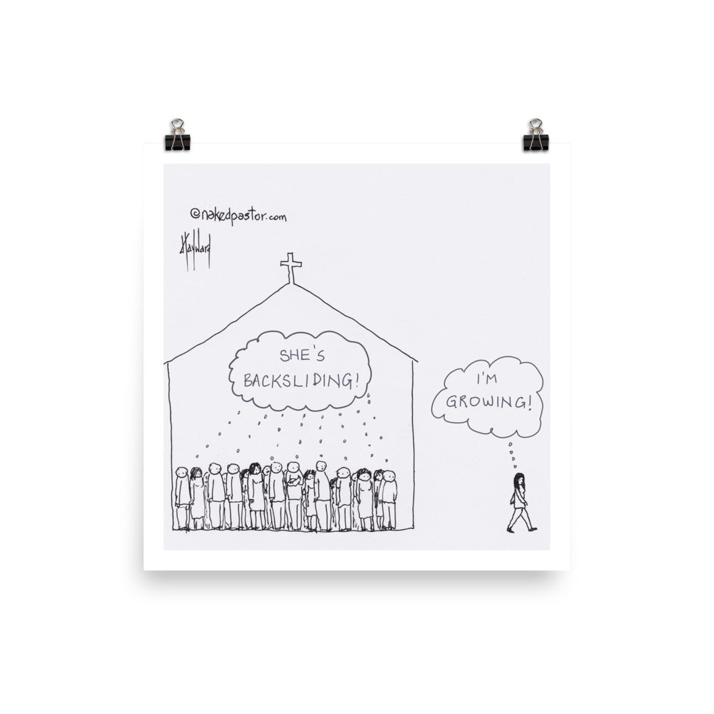 Backsliding or Growing Print