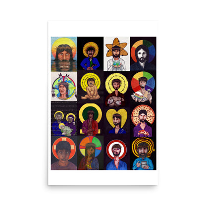Images of Christ - Christ Collage Print