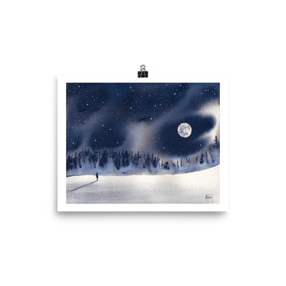 I Will If I Must Watercolor Print