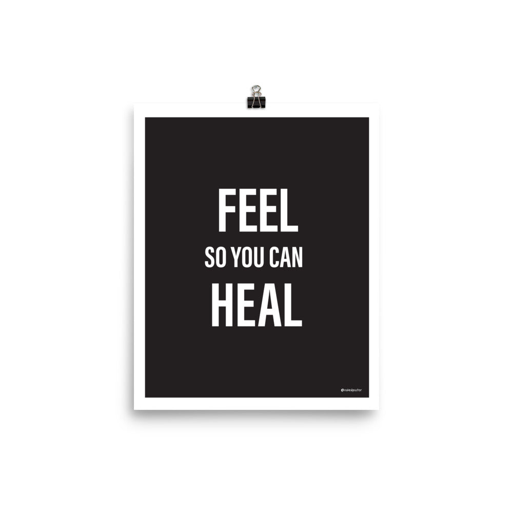 Feel So You Can Heal - Black