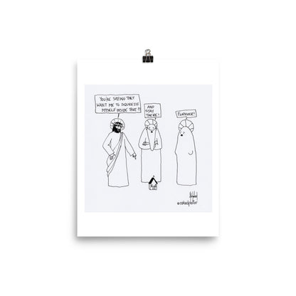 The Big Squeeze Cartoon Print