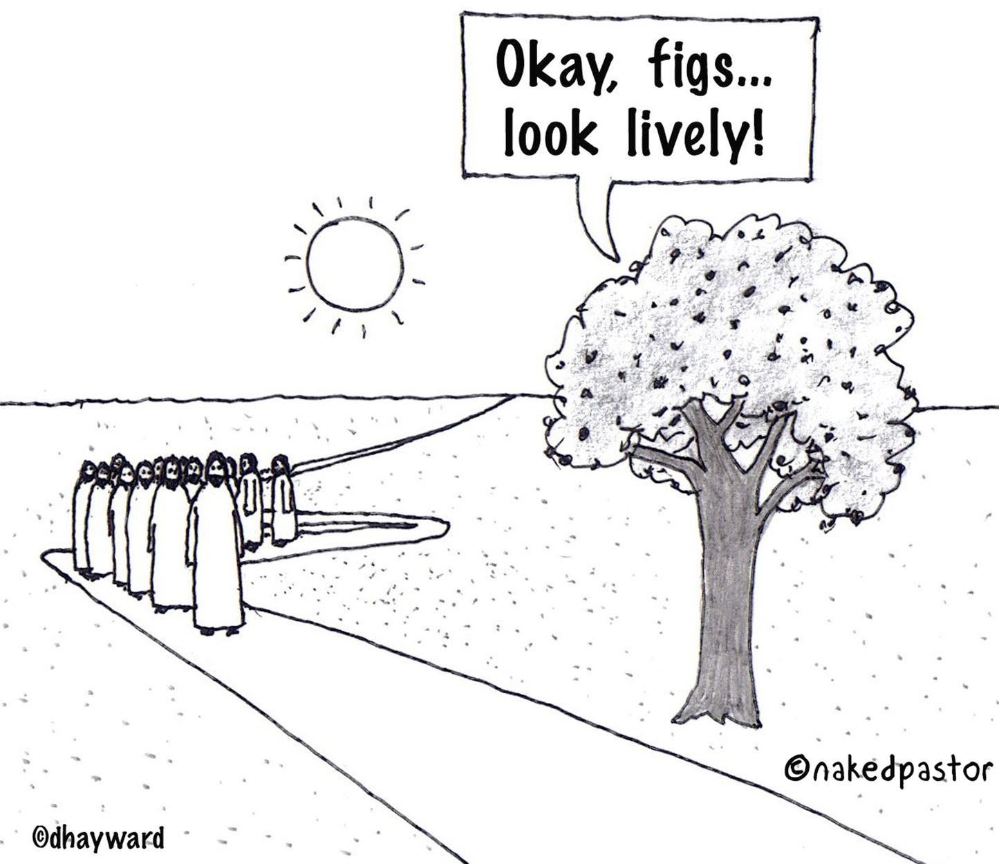 Figs Digital Cartoon