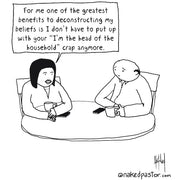 Head of the Household Digital Cartoon - by nakedpastor