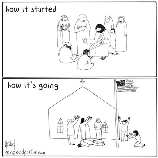 How it Started How it's Going Digital Cartoon