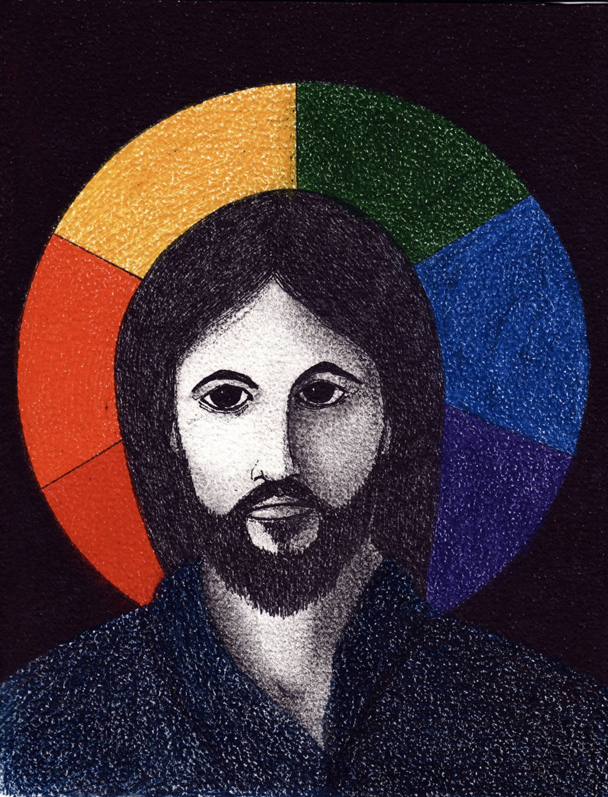 Includer Image of Christ Print - by nakedpastor
