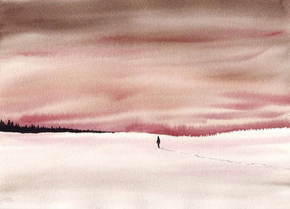 I Need to Leave Watercolor Print-Paintings-nakedpastor
