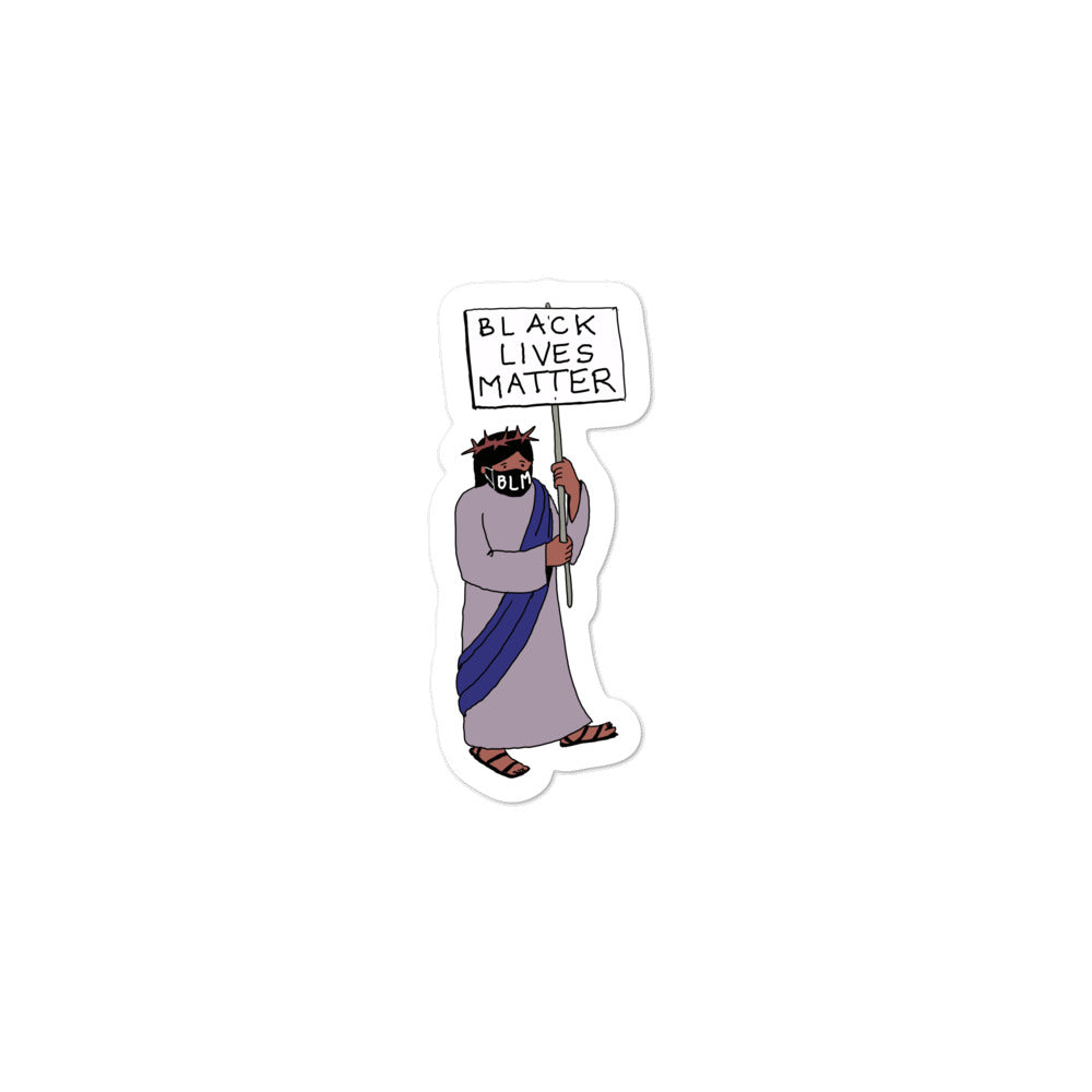 Black Lives Matter Bubble-free Stickers - by nakedpastor