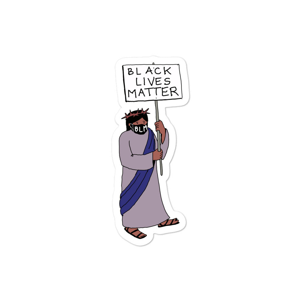 Black Lives Matter Bubble-free Stickers - by nakedpastor