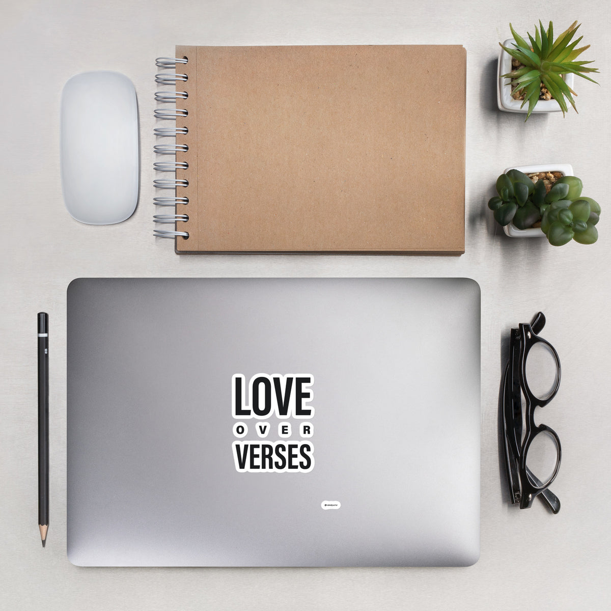 Love Over Verses Bubble-free Sticker - by nakedpastor