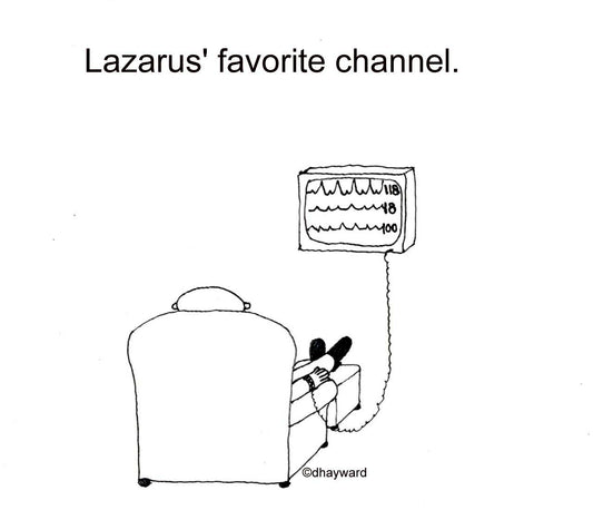 Lazarus Digital Cartoon