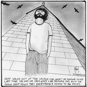 Leaving Church for the Last Time Digital Cartoon - by nakedpastor