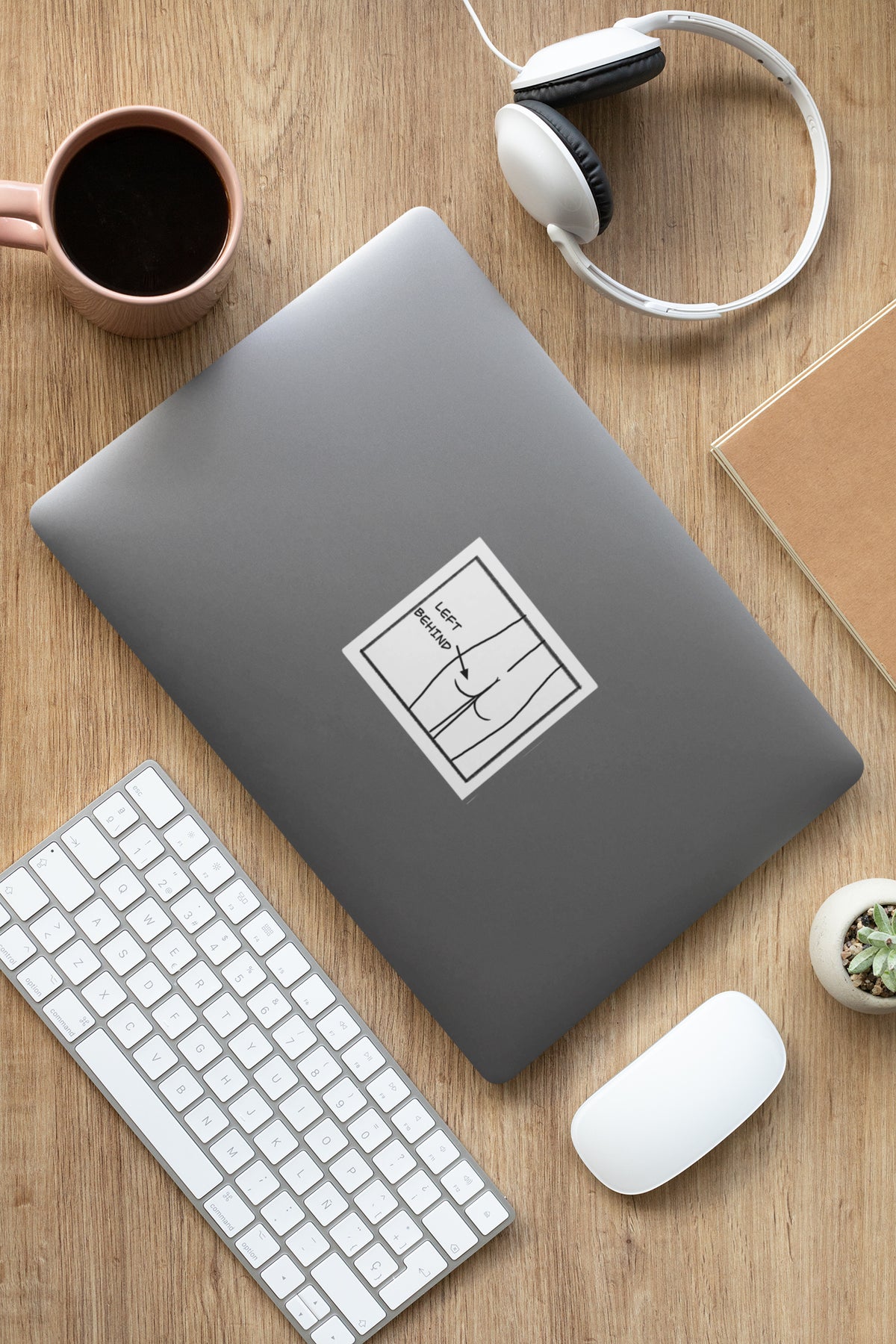 Left Behind Sticker - by nakedpastor