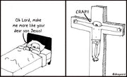 Like Jesus Digital Cartoon - by nakedpastor