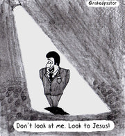 Don't Look at Me Digital Cartoon - by nakedpastor