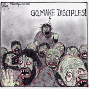 Zombie Disciples Digital Cartoon - by nakedpastor