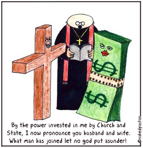 Marriage Digital Cartoon