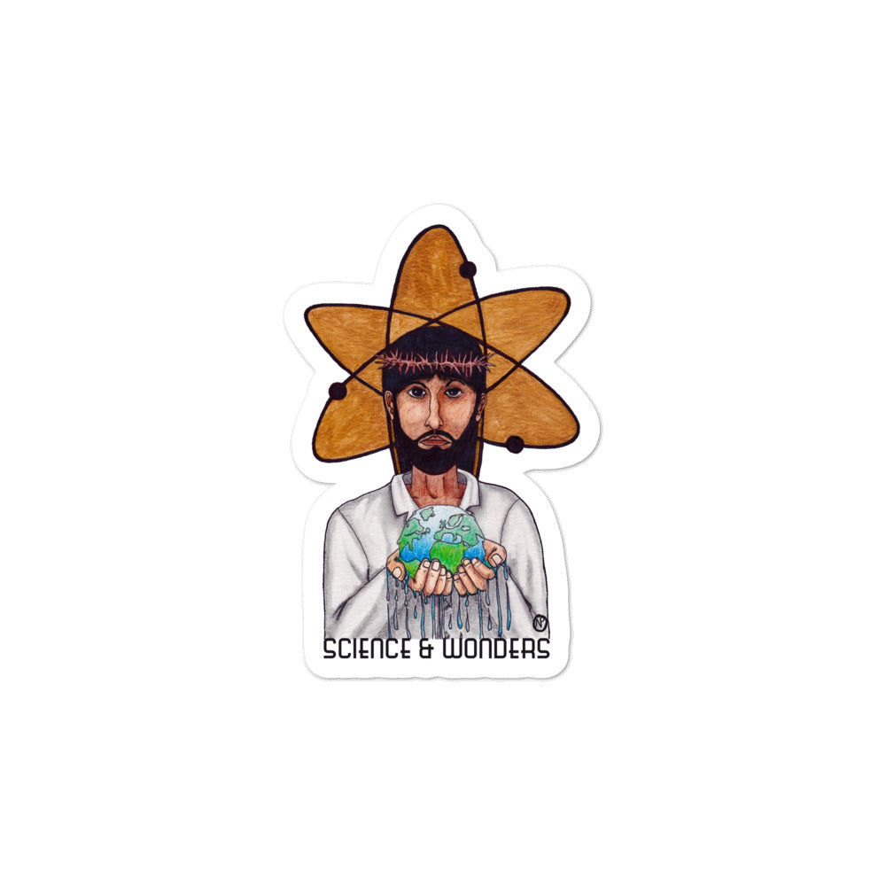 Science and Wonders Sticker - by nakedpastor