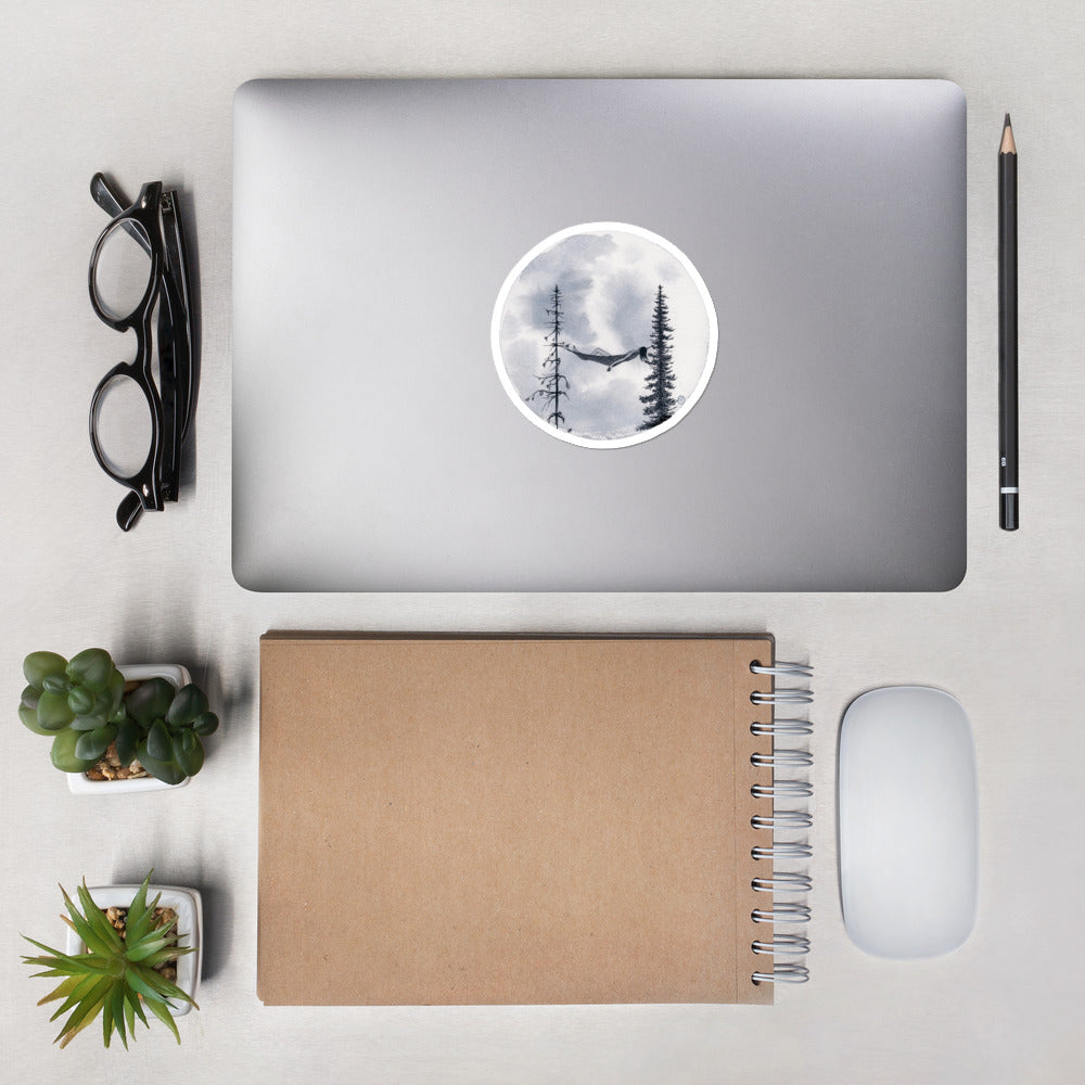 Sophia Suspended Sticker - by nakedpastor
