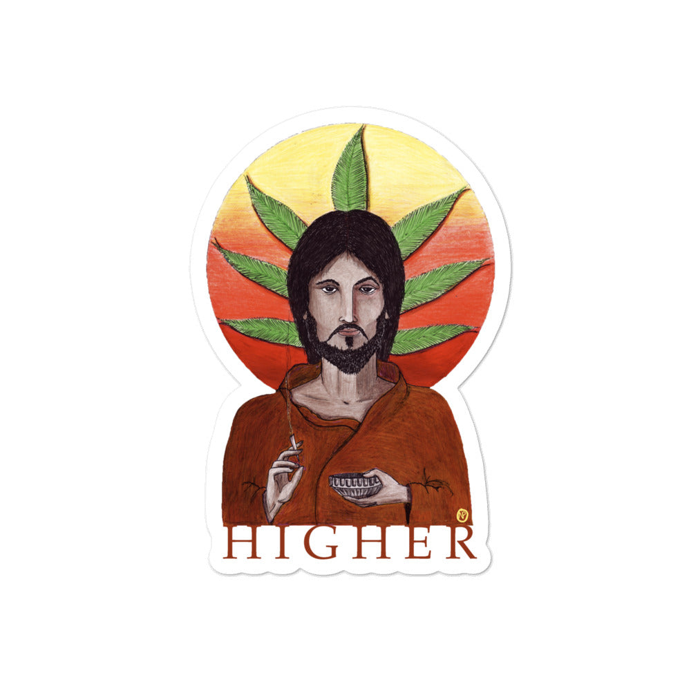 Higher Sticker - by nakedpastor