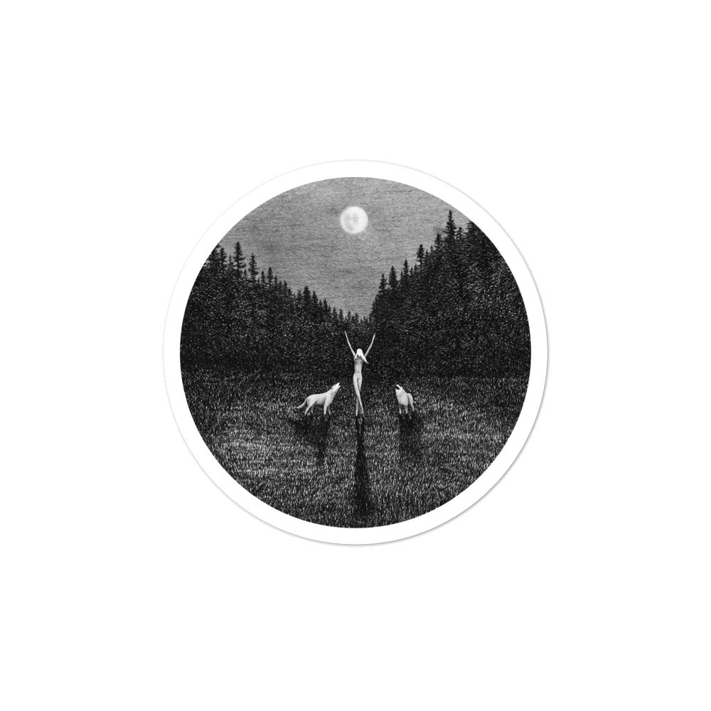 Sophia Wild Sticker - by nakedpastor