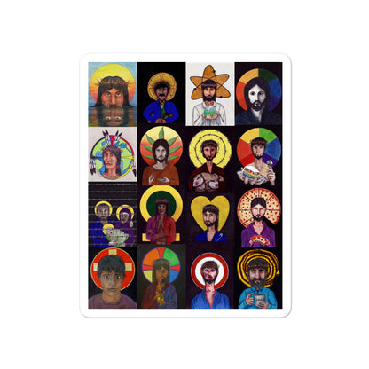 Christ Collage Sticker