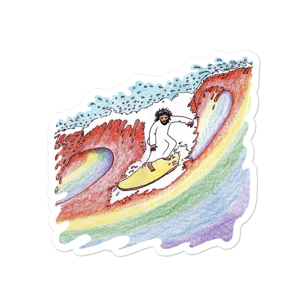 Wave of Gay Theology Stickers - by nakedpastor