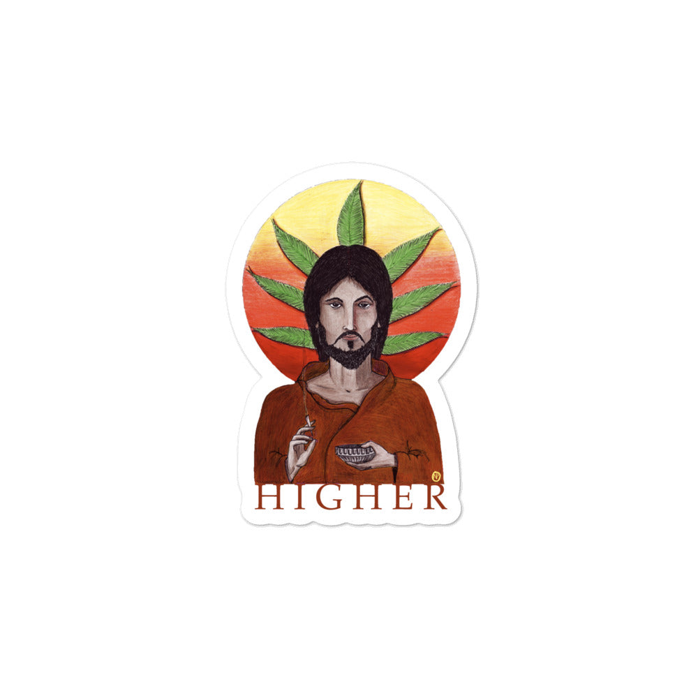 Higher Sticker - by nakedpastor