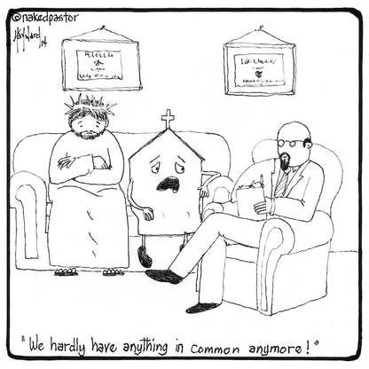 Nothing In Common Cartoon Print