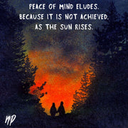 Peace of Mind Eludes Digital Cartoon - by nakedpastor