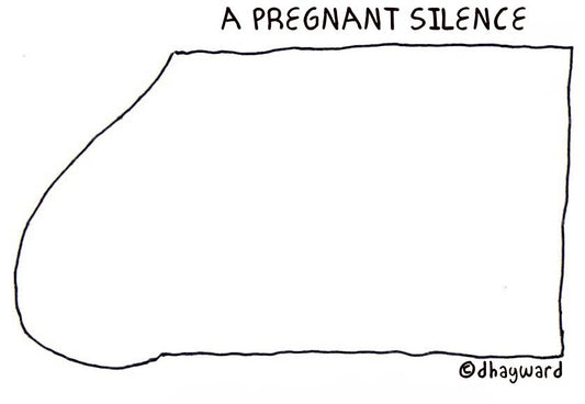 Pregnant silence Digital Cartoon - by nakedpastor